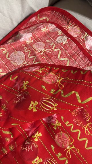 Tovaglia natalizia 12 pax con 12 tovaglioli