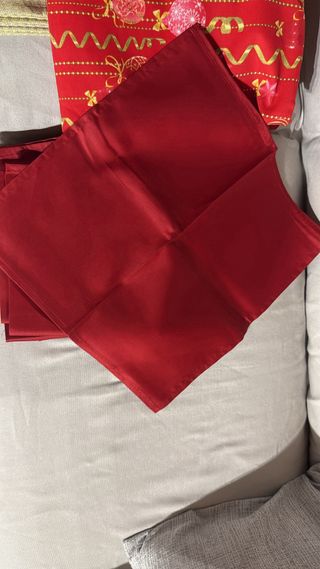 Tovaglia natalizia 12 pax con 12 tovaglioli