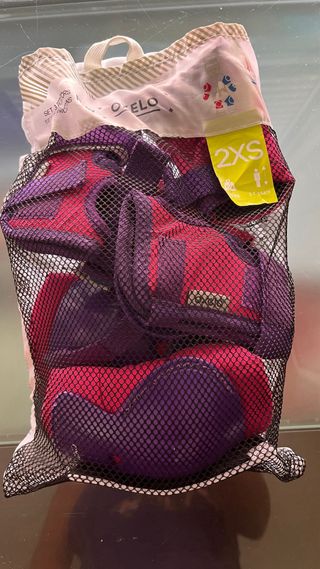 Protecciones Oxeo Talla 2XS Morado/Rosa