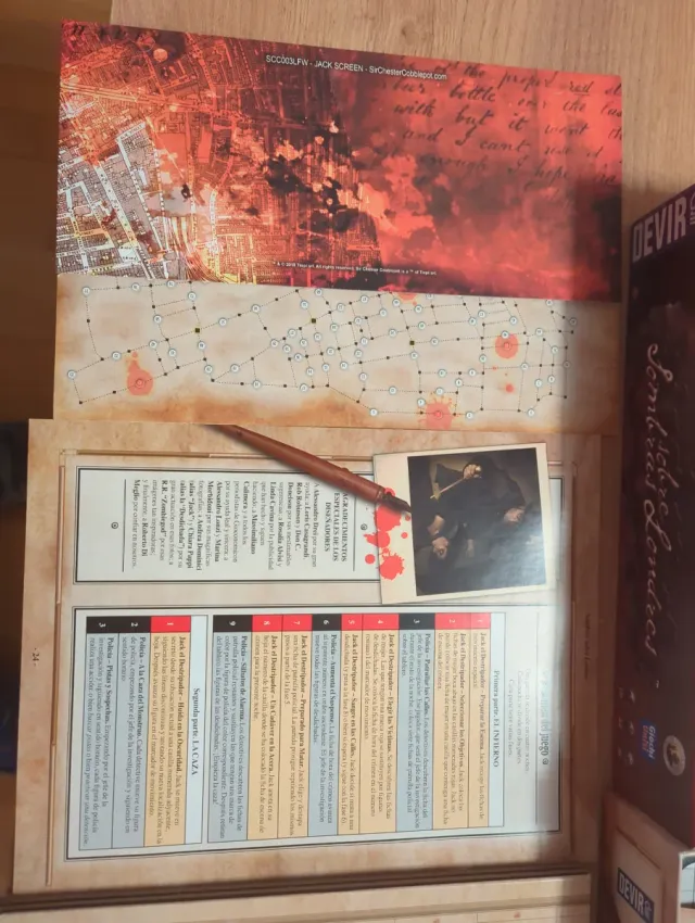 Juego de mesa Sombras de Londres