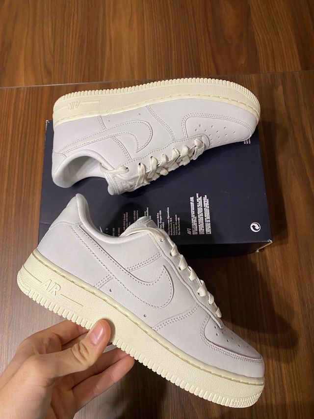Nike Air Force 1 Beige/Blanco Talla 42