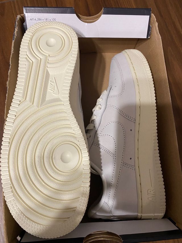 Nike Air Force 1 Beige/Blanco Talla 42