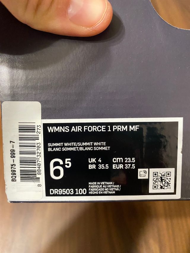 Nike Air Force 1 Beige/Blanco Talla 42