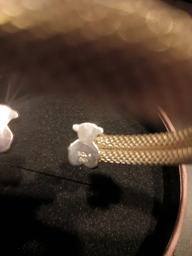 Pulsera plata oso Tous