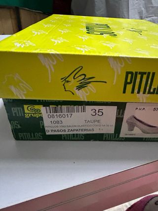 Zapatos salón Pitillos marrones sin estrenar