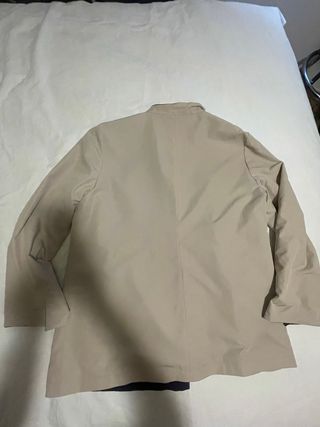 Gorra de rafia y tela beige ajustable