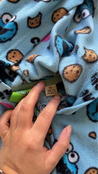 Pijama Entero unisex Cookie Monster - M