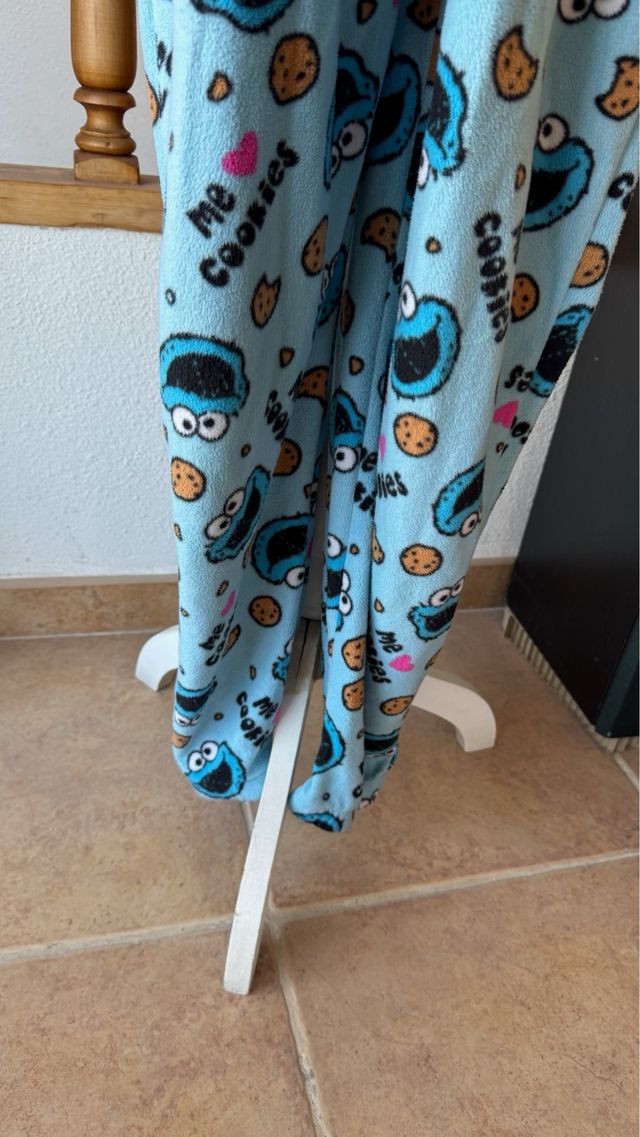 Pijama Entero unisex Cookie Monster - M