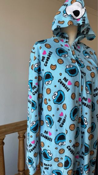 Pijama Entero unisex Cookie Monster - M