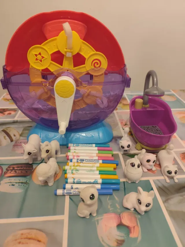 Lote Washimals Juguetes y Rotuladores