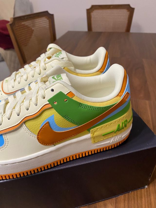 Nike Air Force 1 Shadow Beige Multicolor