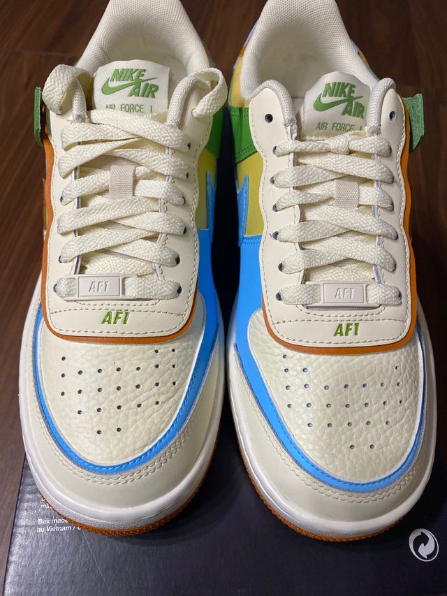 Nike Air Force 1 Shadow Beige Multicolor