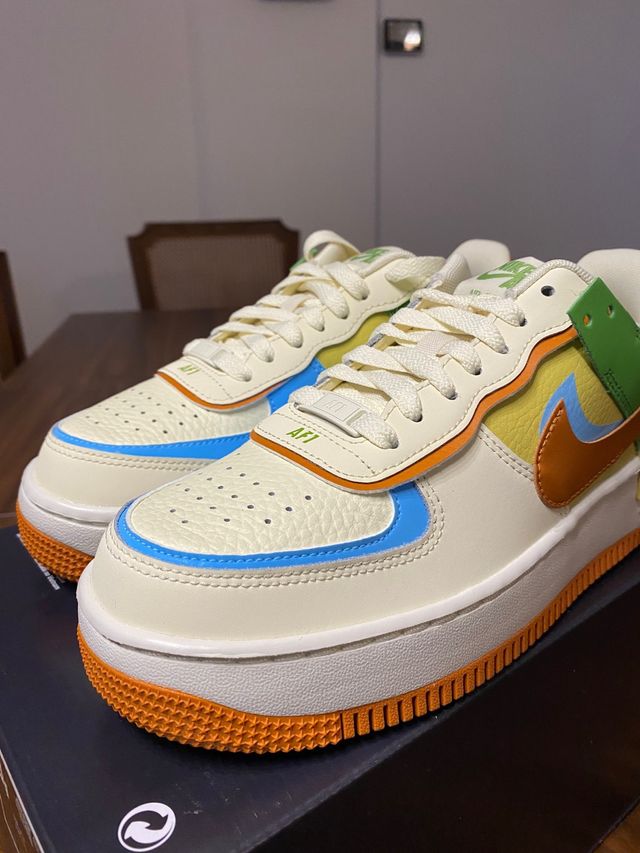 Nike Air Force 1 Shadow Beige Multicolor