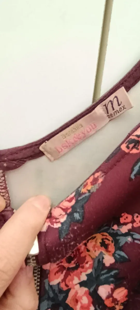 Vestido floral mujer