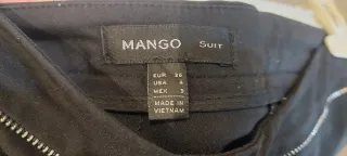 Pantalón vestir negro mujer