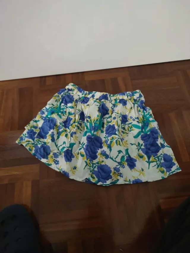 Falda floral niña 8 años