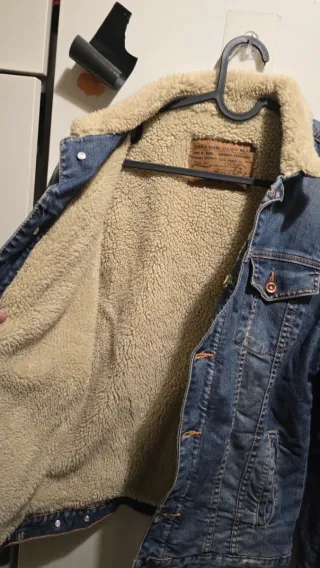 Chaqueta vaquera Zara hombre forro polar Talla M