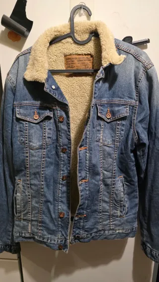 Chaqueta vaquera Zara hombre forro polar Talla M