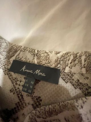 Vestido de raso estampado