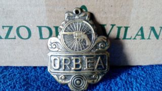 Chapa Orbea Antigua Emblema Escudo Bici