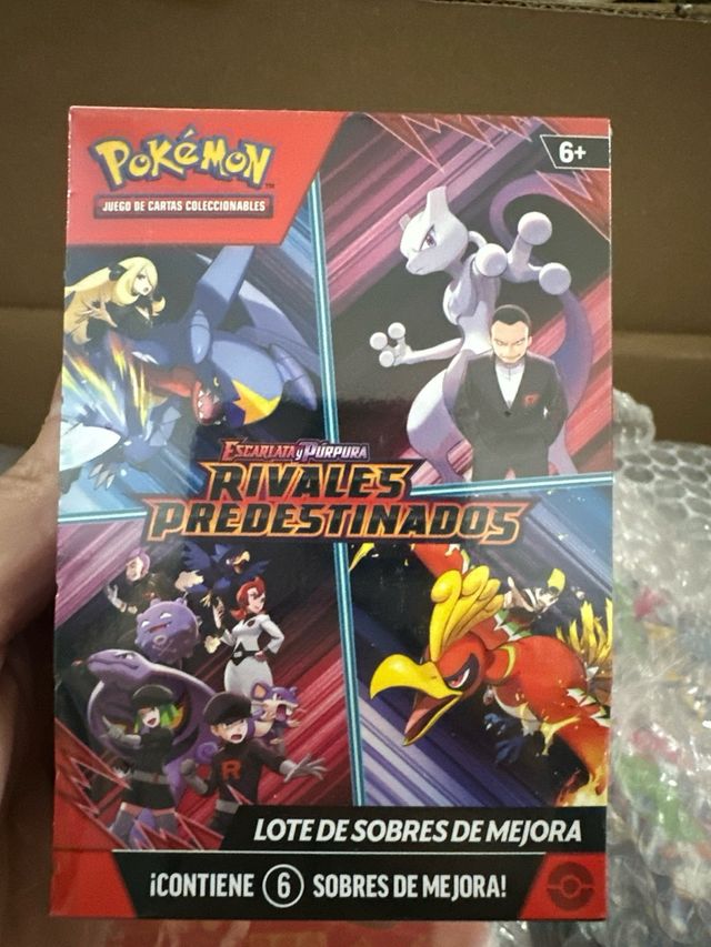Pokémon Escarlata y Púrpura Sobres de Mejora