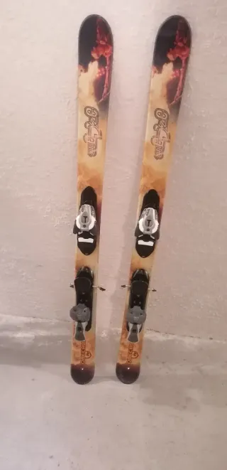 Esquís infantiles freeride 125cm