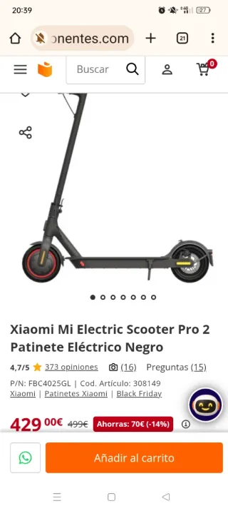 Xiaomi Mi Electric Scooter Pro 2