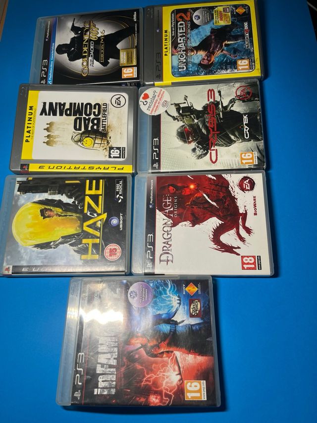 Lote 6 Giochi PS3: Uncharted, Haze, Crysis 3