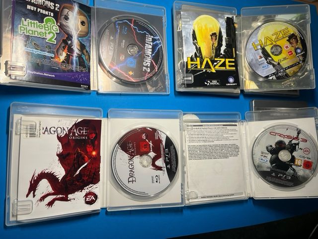 Lote 6 Giochi PS3: Uncharted, Haze, Crysis 3