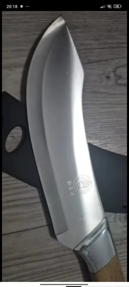 Cuchillo de cocina madera y metal