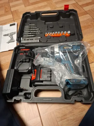 Taladro Atornillador Batería 88V + Accesorios