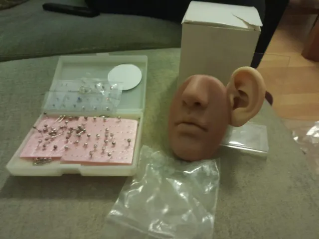 Kit Piercing Oreja y Cara