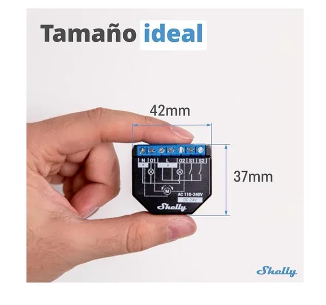 Shelly Plus 2PM - Interruttore relè intelligente x 8