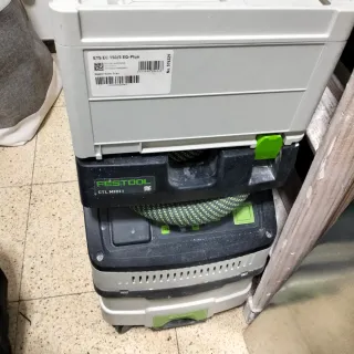 Lijadora y aspiradora festool, airless, compresor