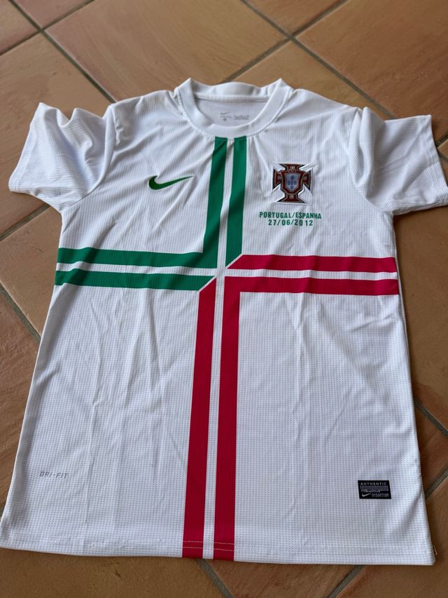Camiseta Fútbol Portugal España 2012