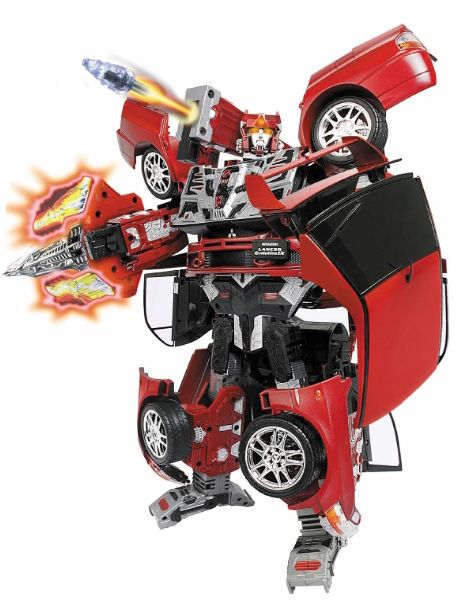 Robot trasformabile Mitsubishi Lancer Evo IX