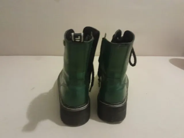 Botas militares verdes