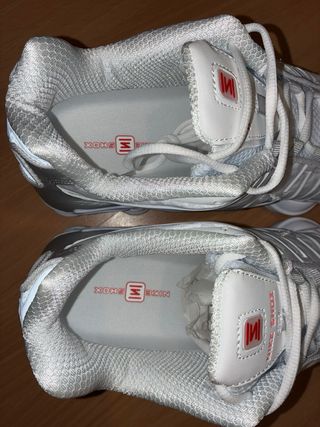 Nike Shox Argento e Bianco