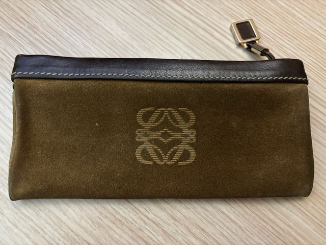 Funda Loewe gafas/monedero ante