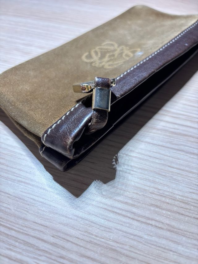 Funda Loewe gafas/monedero ante