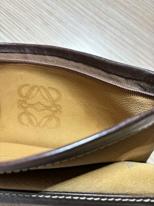Funda Loewe gafas/monedero ante