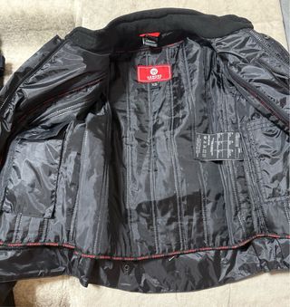 Chaqueta Moto invierno Negra ARMURE