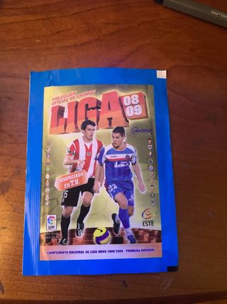 Sobre Cromos Liga Este 08/09 Sin Abrir