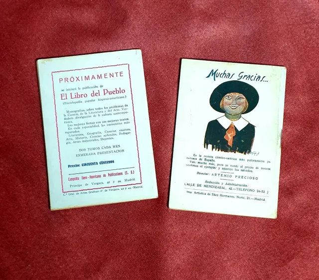 La Novela de Hoy 1922-1932