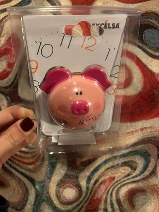 Timer da cucina a forma di maialino Excelsa