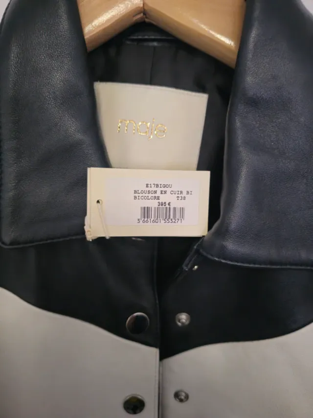 Chaqueta de piel Maje.