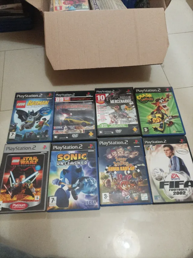 Lote 55 giochi PlayStation 2, 3 giochi Nintendo DS