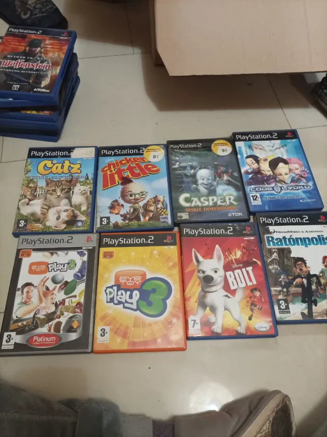 Lote 55 giochi PlayStation 2, 3 giochi Nintendo DS