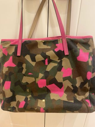 Bolso PG Camuflaje Rosa y Verde