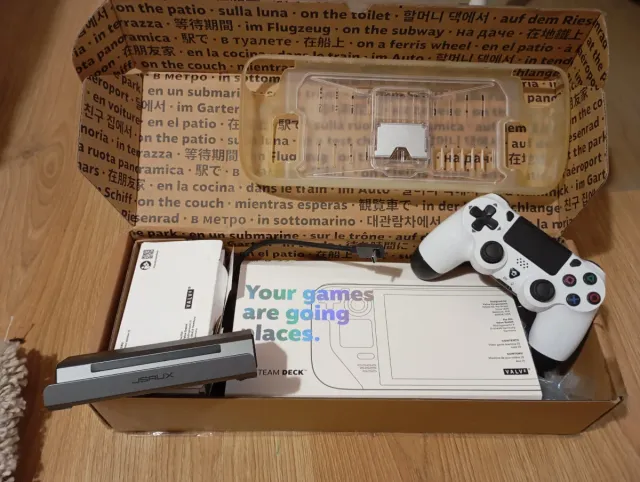 Steam Deck LCD 256GB + DockJsaux+Carcasa+micro SD